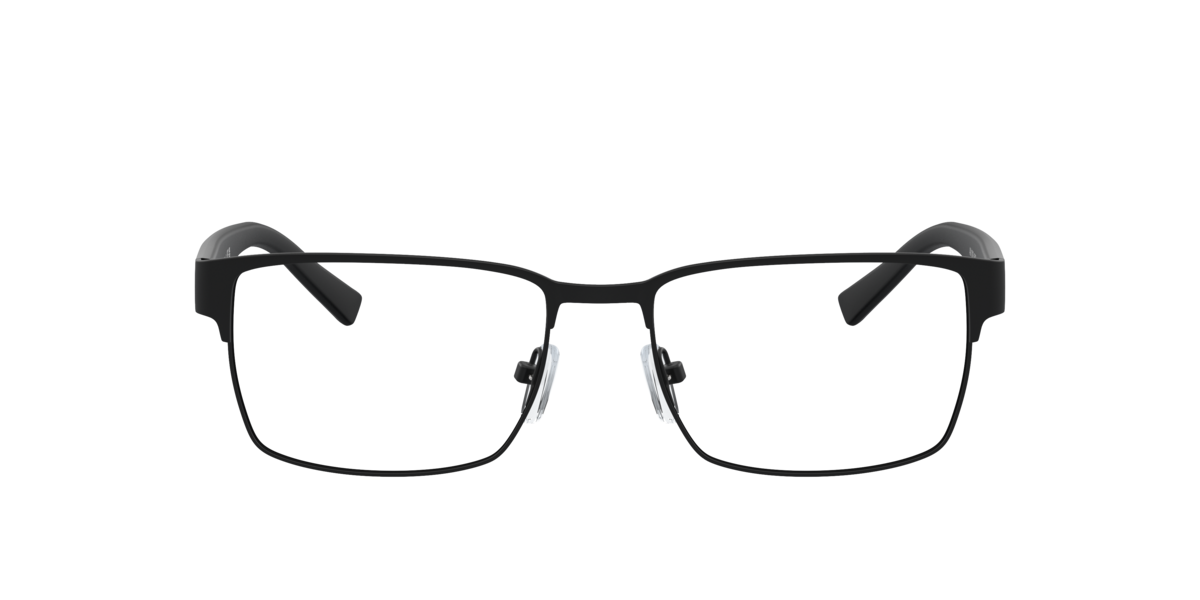 Armani Exchange Men's Matte Black Square Metal Eyeglasses Online - Full Rim - Ax1019
