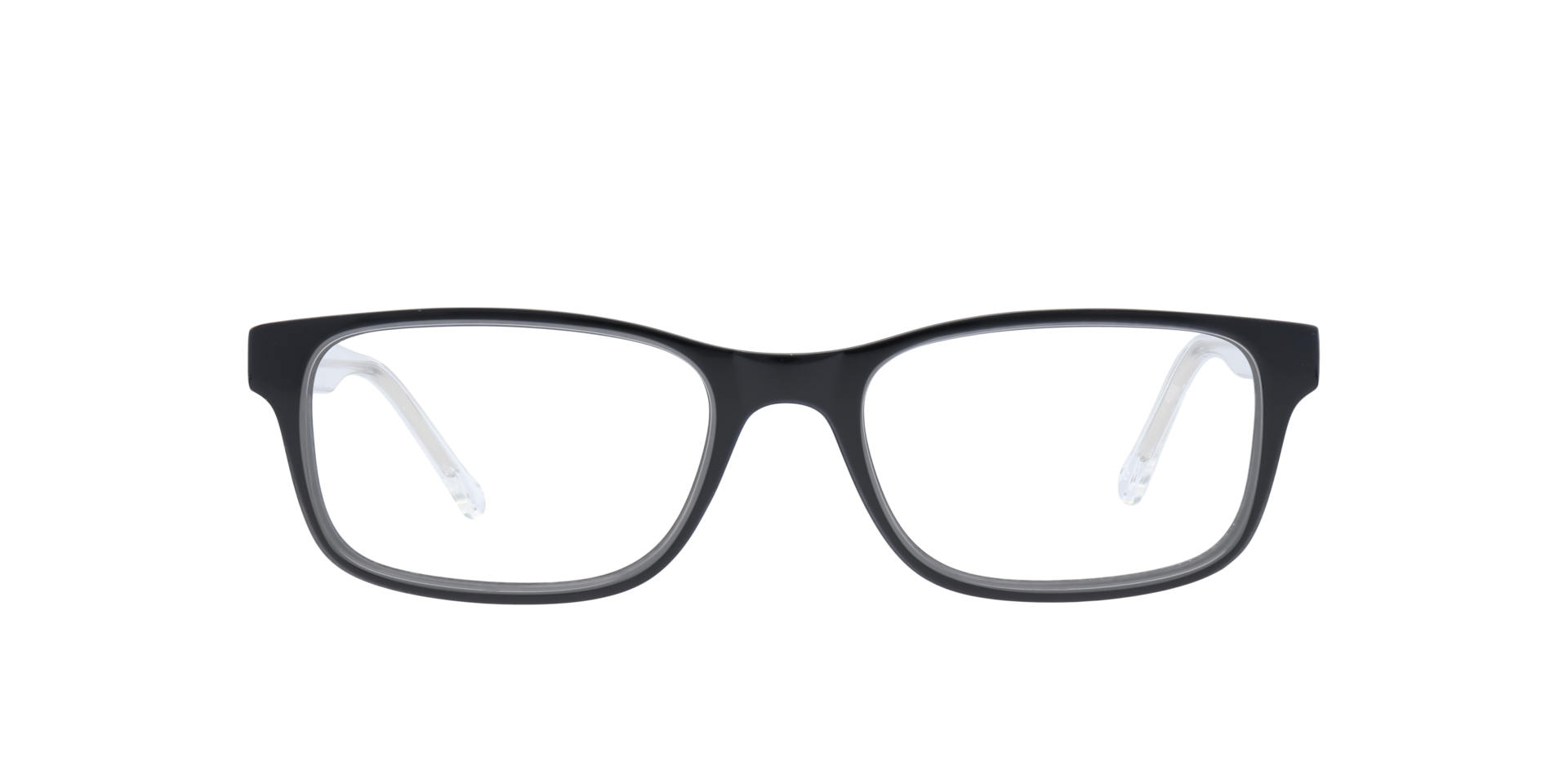 Skylar Black AcetateEyeglass Frames for Glasses Direct, Front View