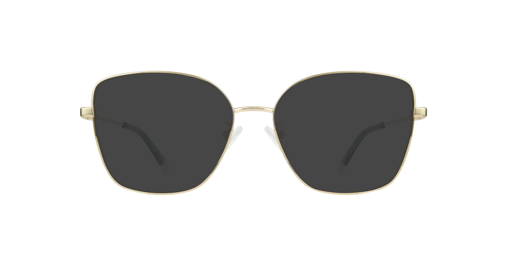 PLD D521/G Gold Shiny MetalEyeglass Frames for Glasses Direct, with Tinted Lenses