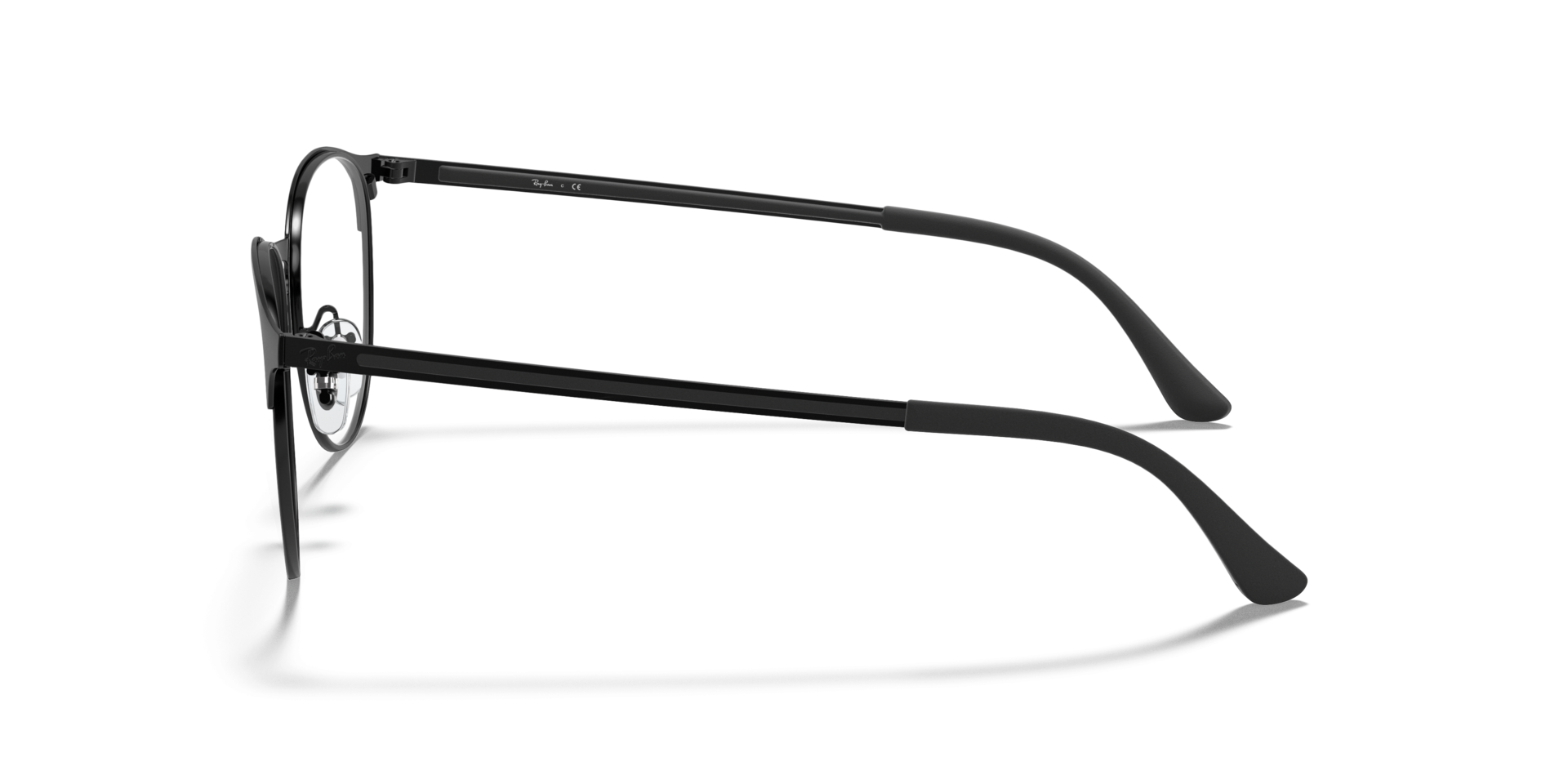 RB6375 Optics Black MetalEyeglass Frames for Glasses Direct, Side View