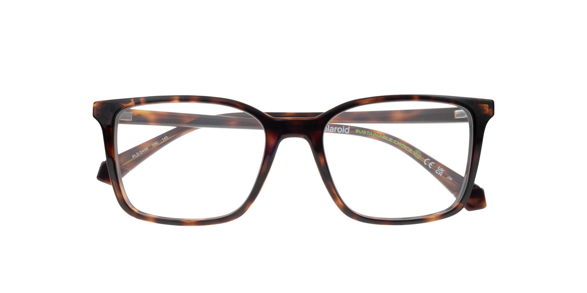 PLD D499 Tortoise PlasticEyeglass Frames for Glasses Direct, Closed View