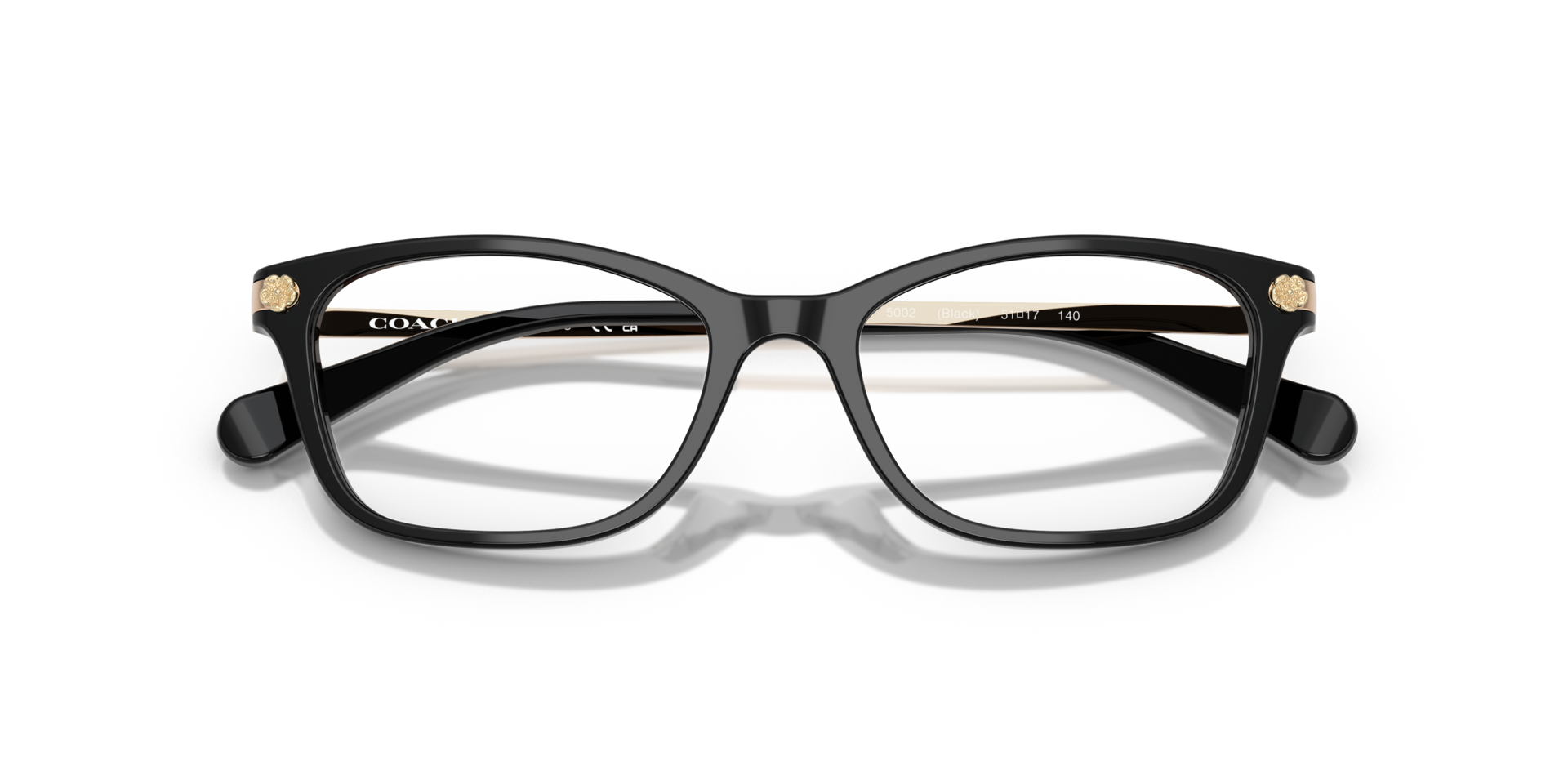 HC6142 Black AcetateEyeglass Frames for Glasses Direct, Closed View