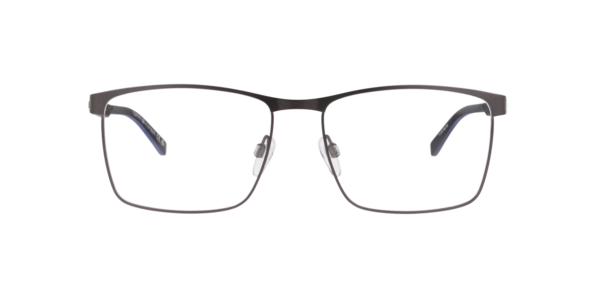 Silver Black rectangle Metal eyeglasses Online - Full Rim - TH 2278