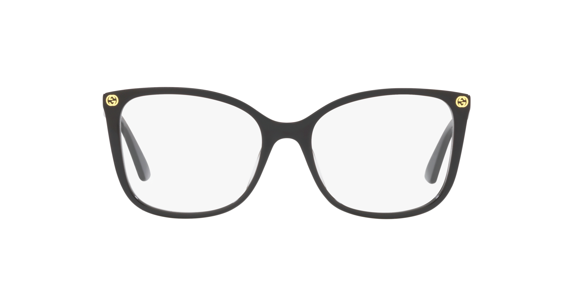 GG0026O Black AcetateEyeglass Frames for Glasses Direct, Front View