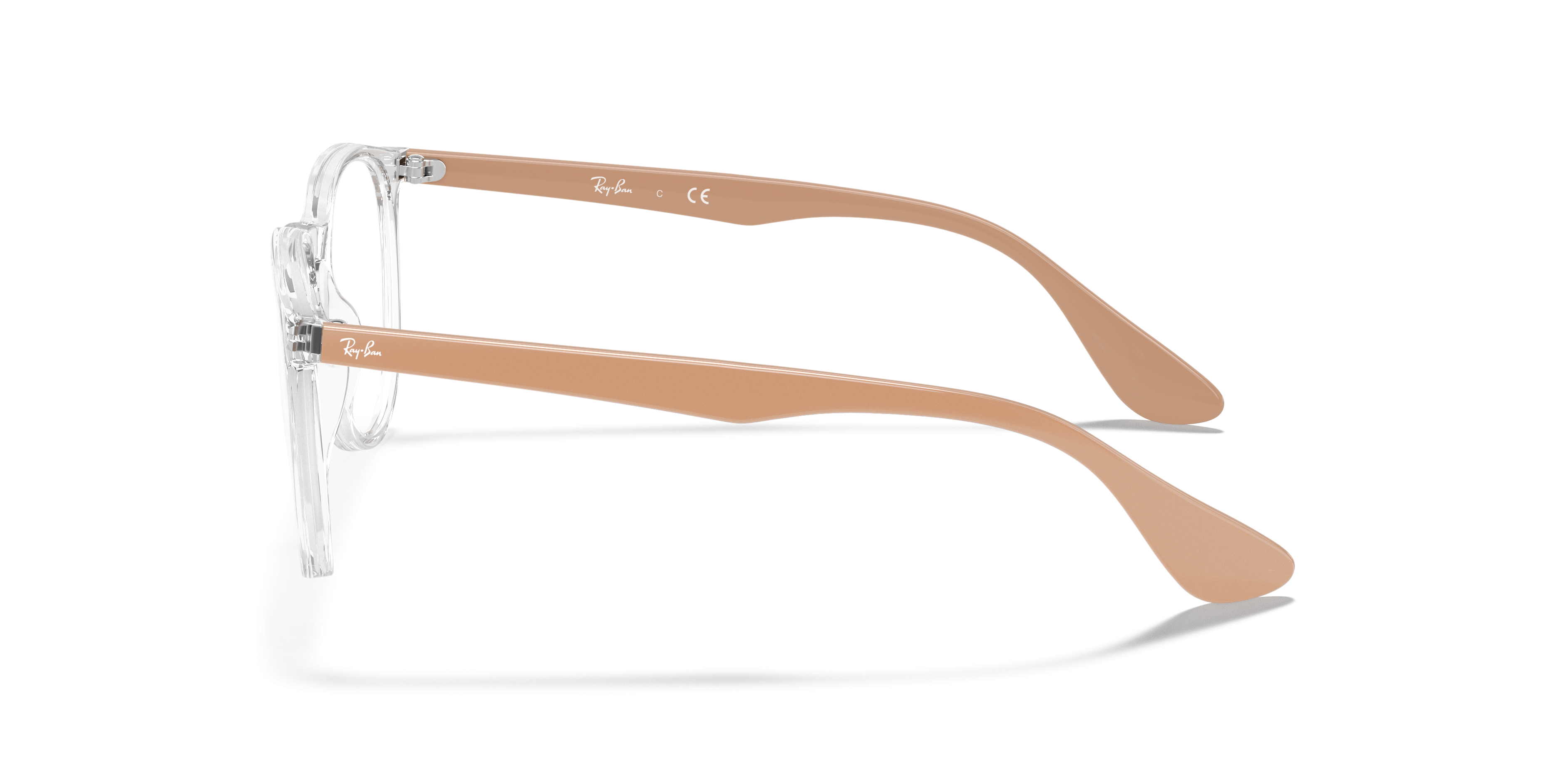 RB7046 Transparent PlasticEyeglass Frames for Glasses Direct, Side View