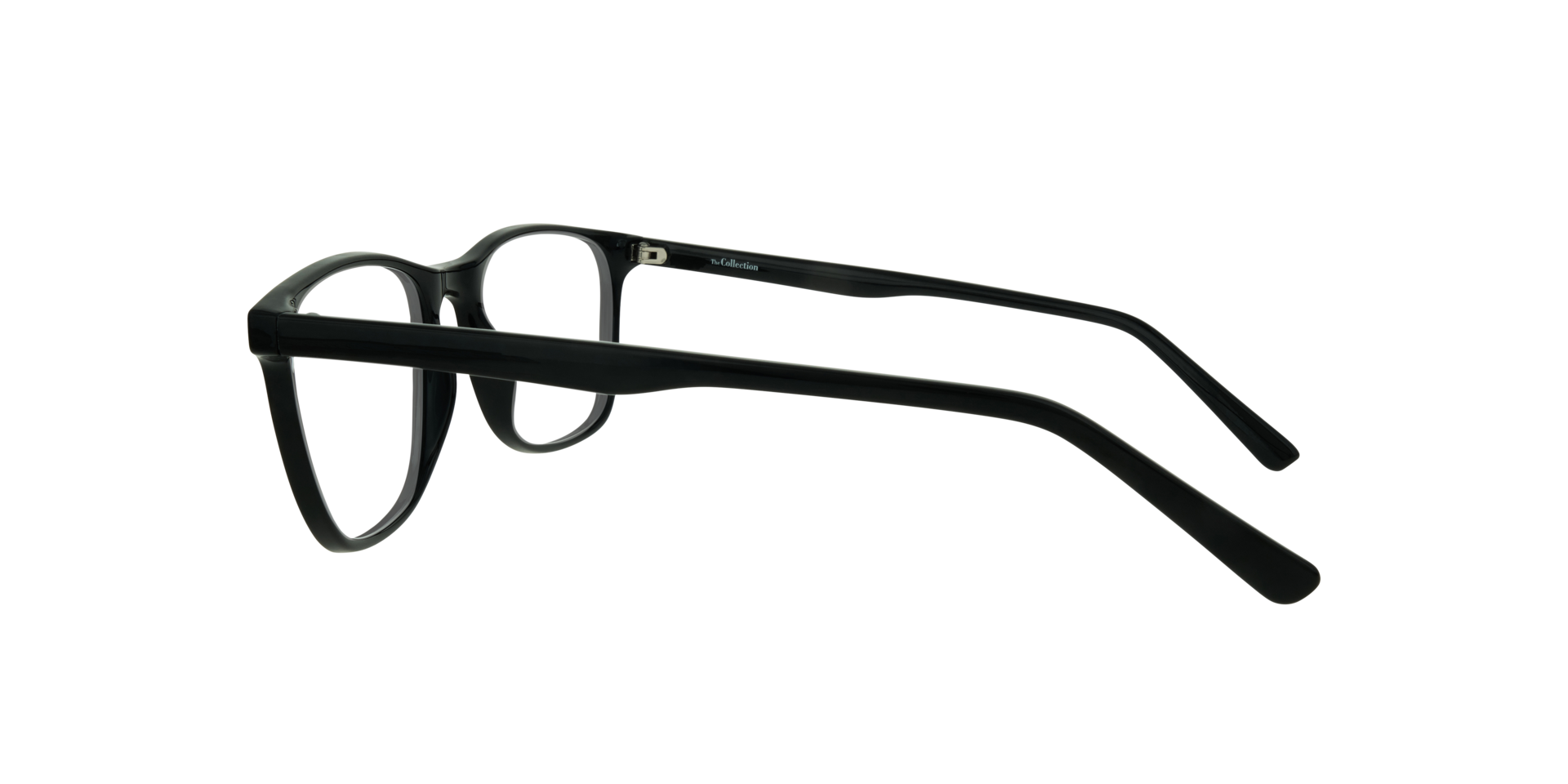 Kris Black PlasticEyeglass Frames for Glasses Direct, Side View