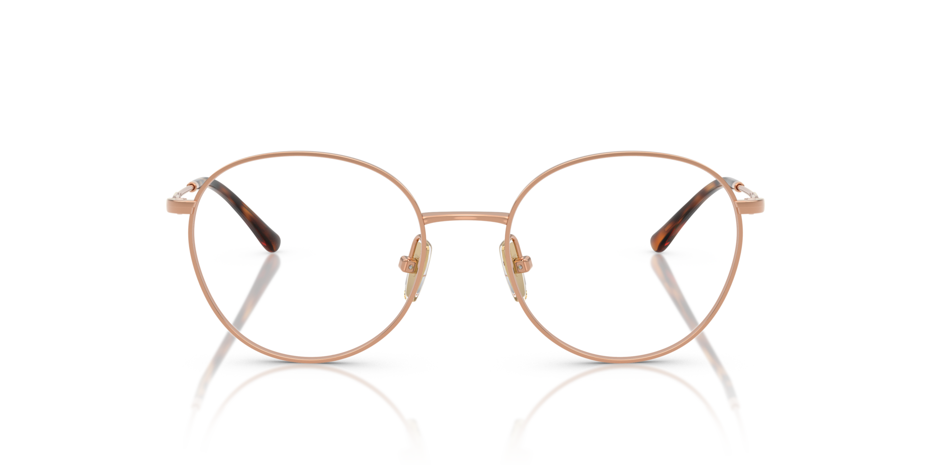 VO4280T Rose Gold TitaniumEyeglass Frames for Glasses Direct, Front View