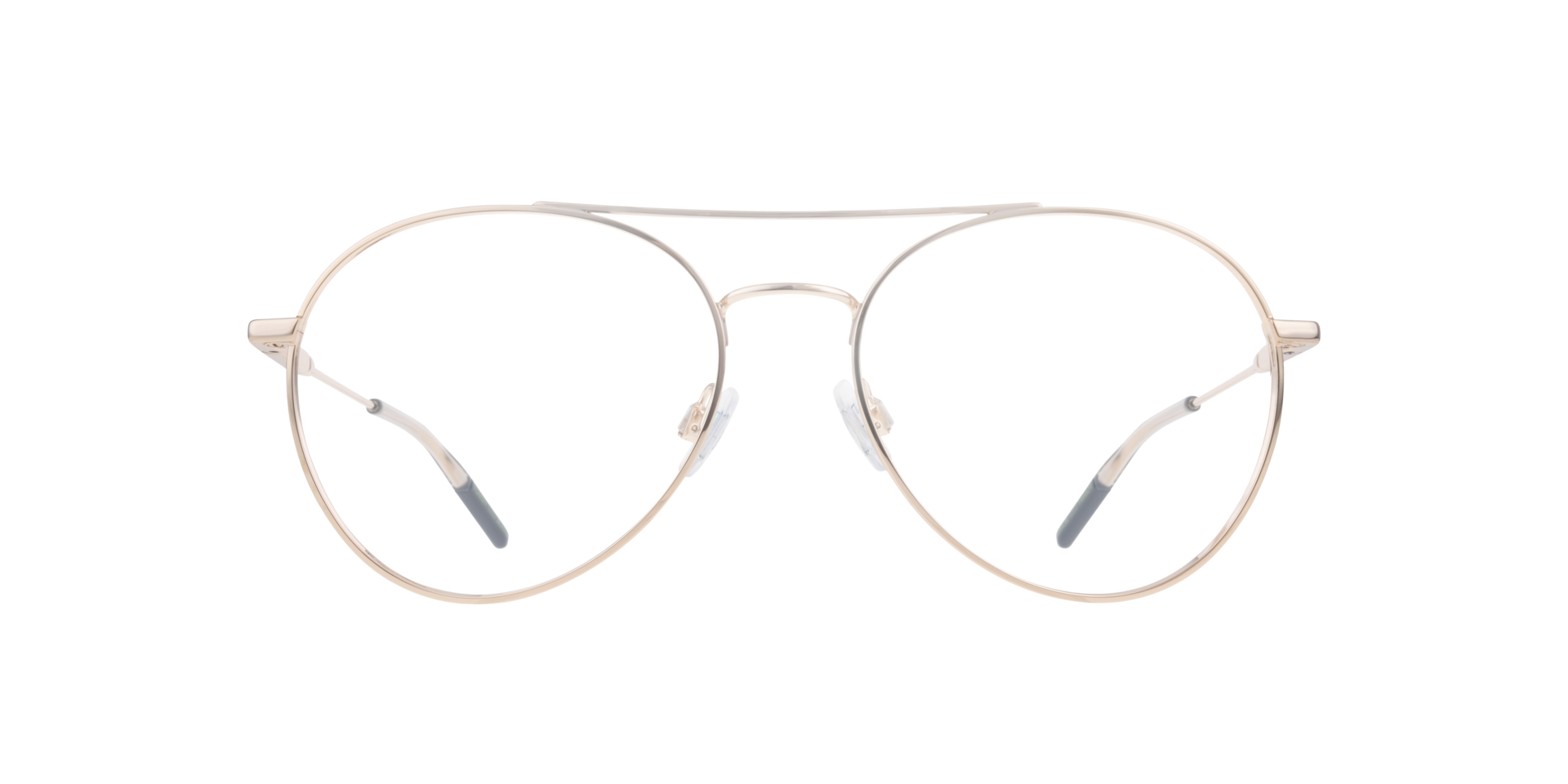 TJ 0088 Gold MetalSunglass Frames for Glasses Direct, Front View