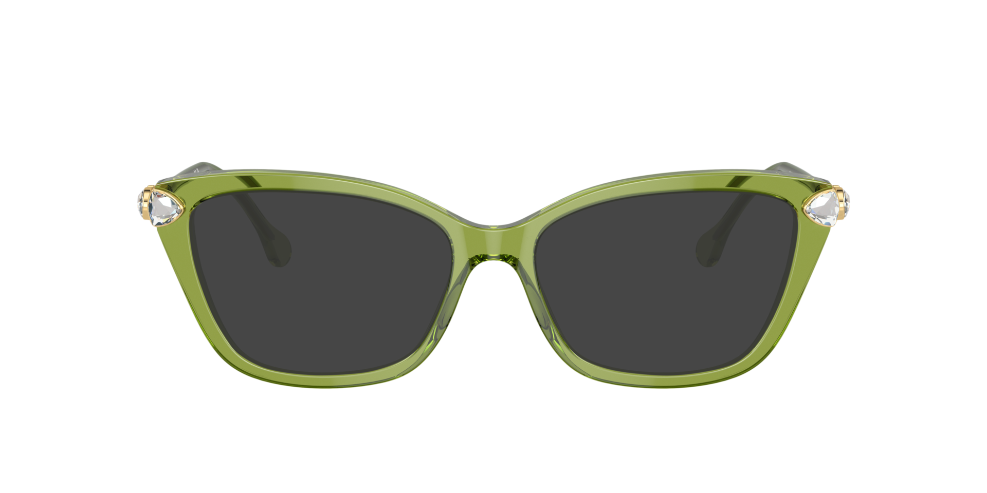 SK2011 Transparent Green AcetateEyeglass Frames for Glasses Direct, with Tinted Lenses