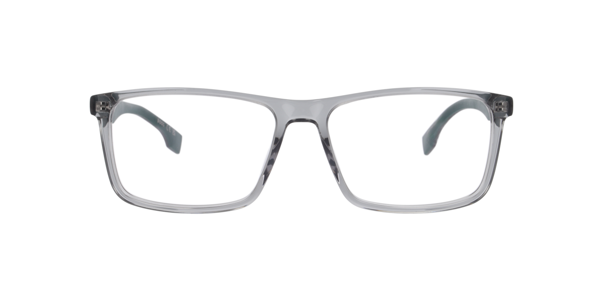 Hugo Boss Men's Grey Rectangle Acetate Eyeglasses Online - Full Rim - Boss 1768/G