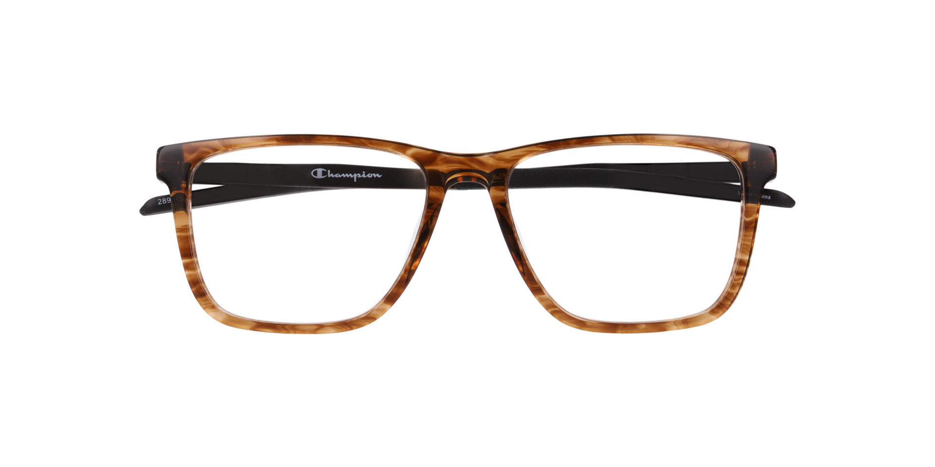 Curove Brown AcetateEyeglass Frames for Glasses Direct, Closed View