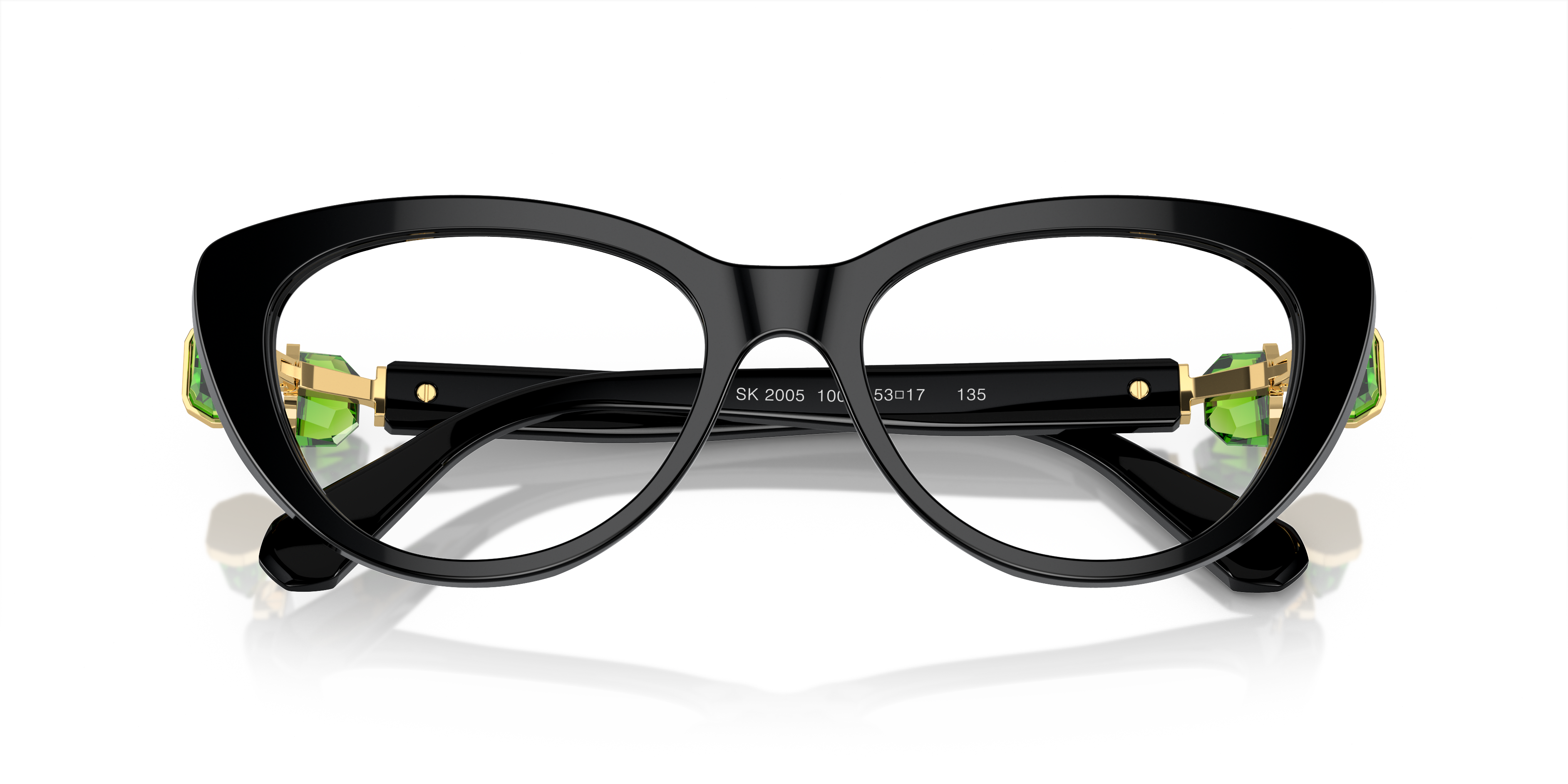 SK2005 Black AcetateEyeglass Frames for Glasses Direct, Closed View