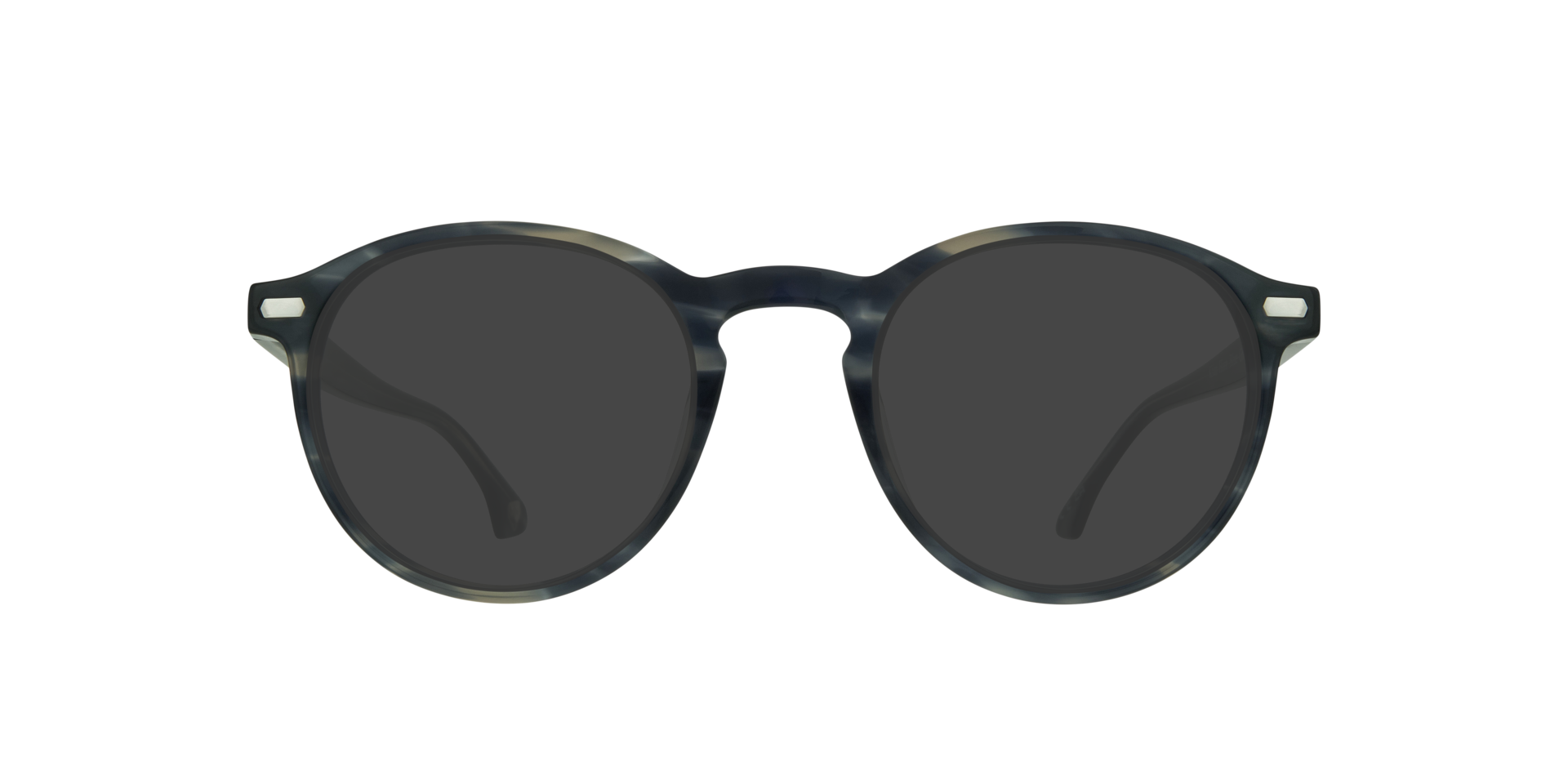 Kian Horn Blue Grey AcetateEyeglass Frames for Glasses Direct, with Tinted Lenses