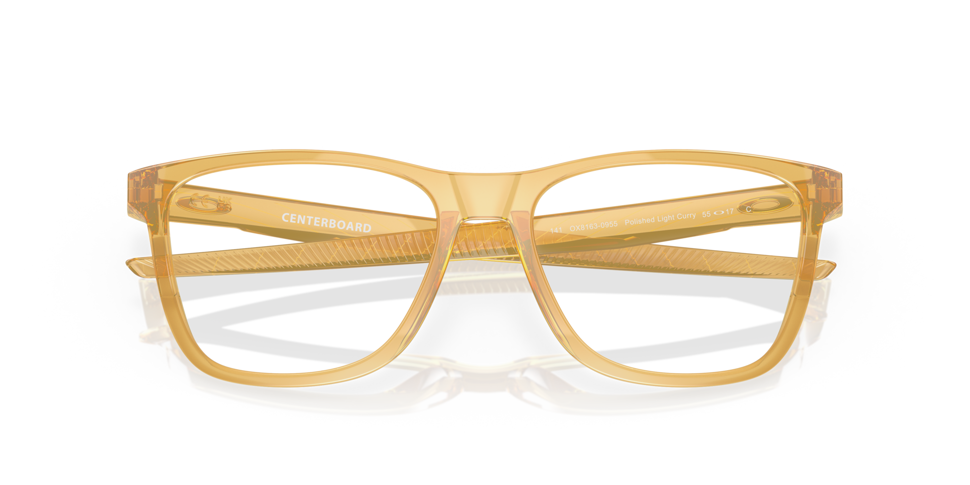 Centerboard Discover Collection Polished Light Curry PlasticEyeglass Frames for Glasses Direct, Closed View