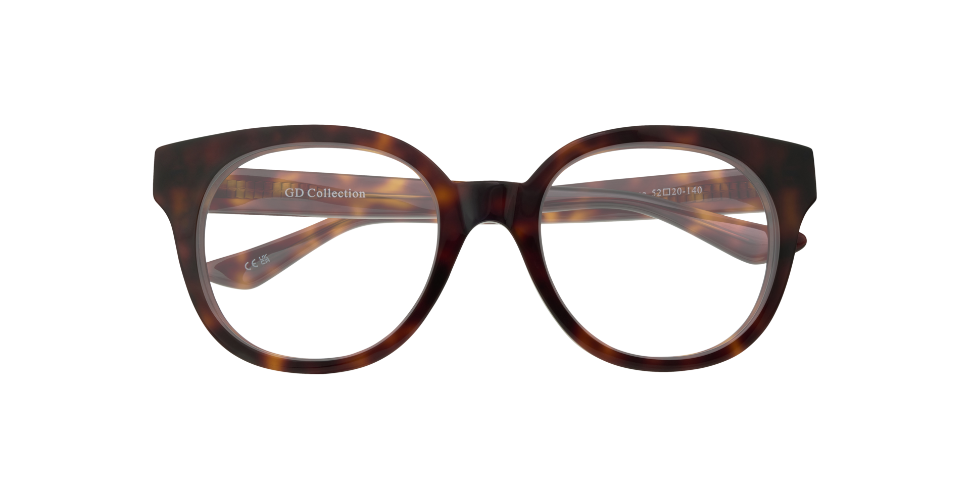 Jessie Havana AcetateEyeglass Frames for Glasses Direct, Closed View