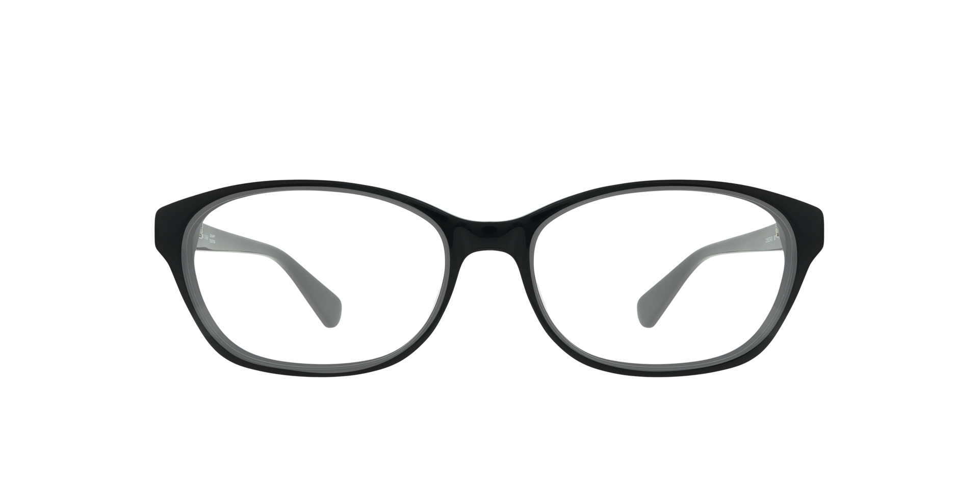 Conceta/FJ Black AcetateEyeglass Frames for Glasses Direct, Front View