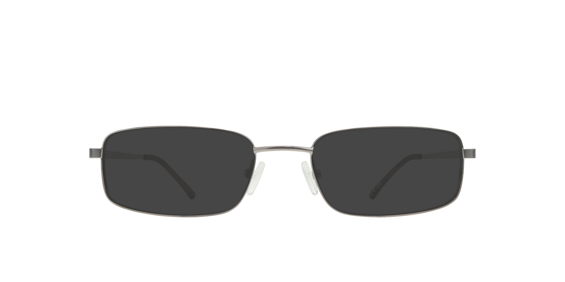 Lance Dark Grey & Green MetalEyeglass Frames for Glasses Direct, with Tinted Lenses