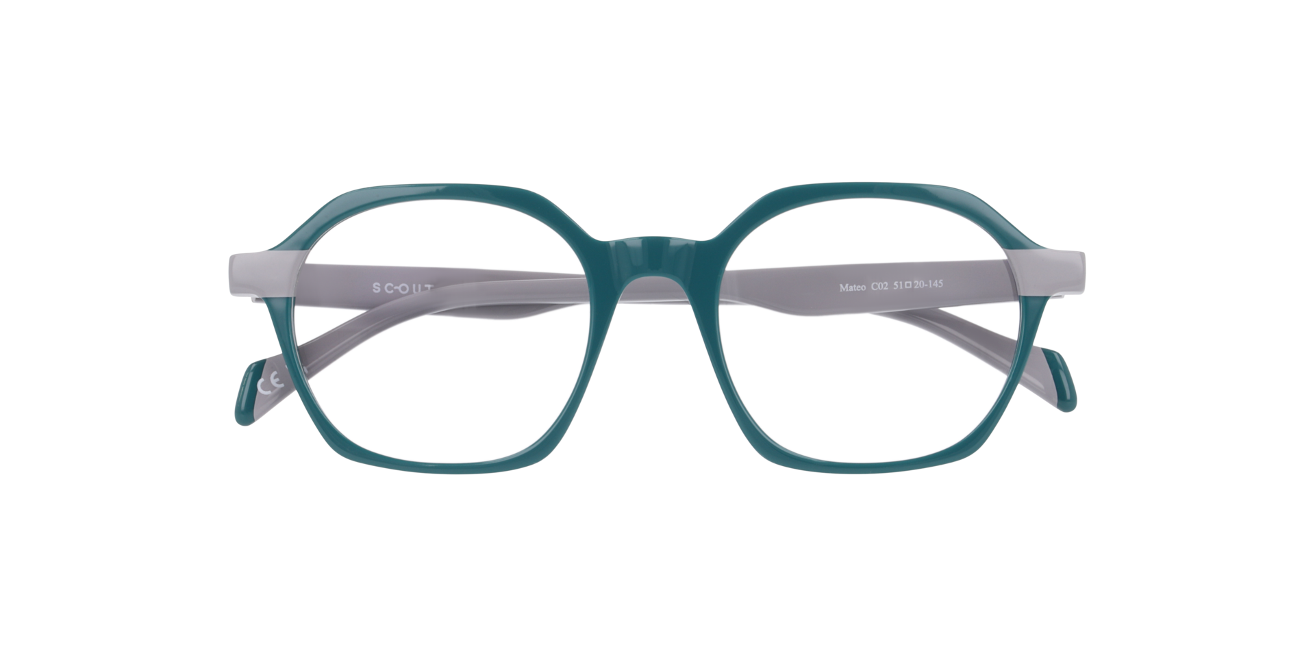 Mateo Green AcetateEyeglass Frames for Glasses Direct, Closed View