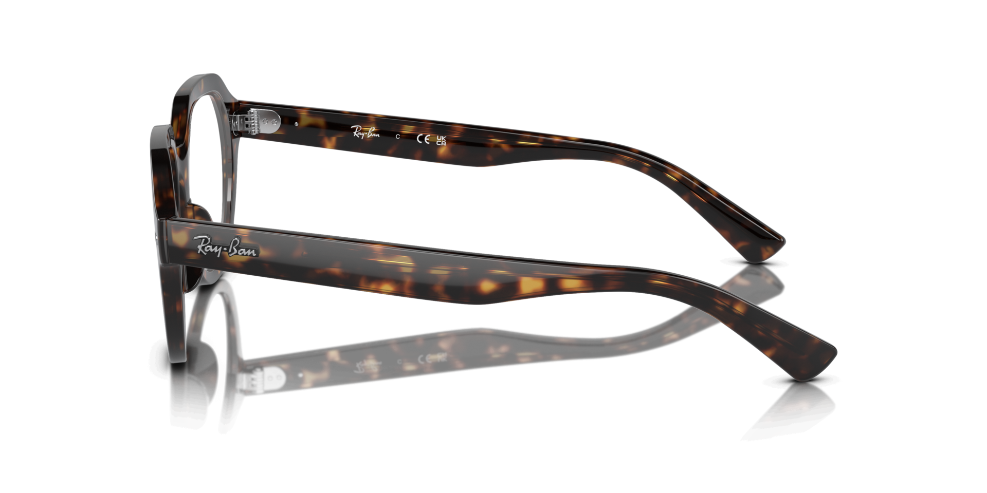 RB7214 Havana PlasticEyeglass Frames for Glasses Direct, Side View