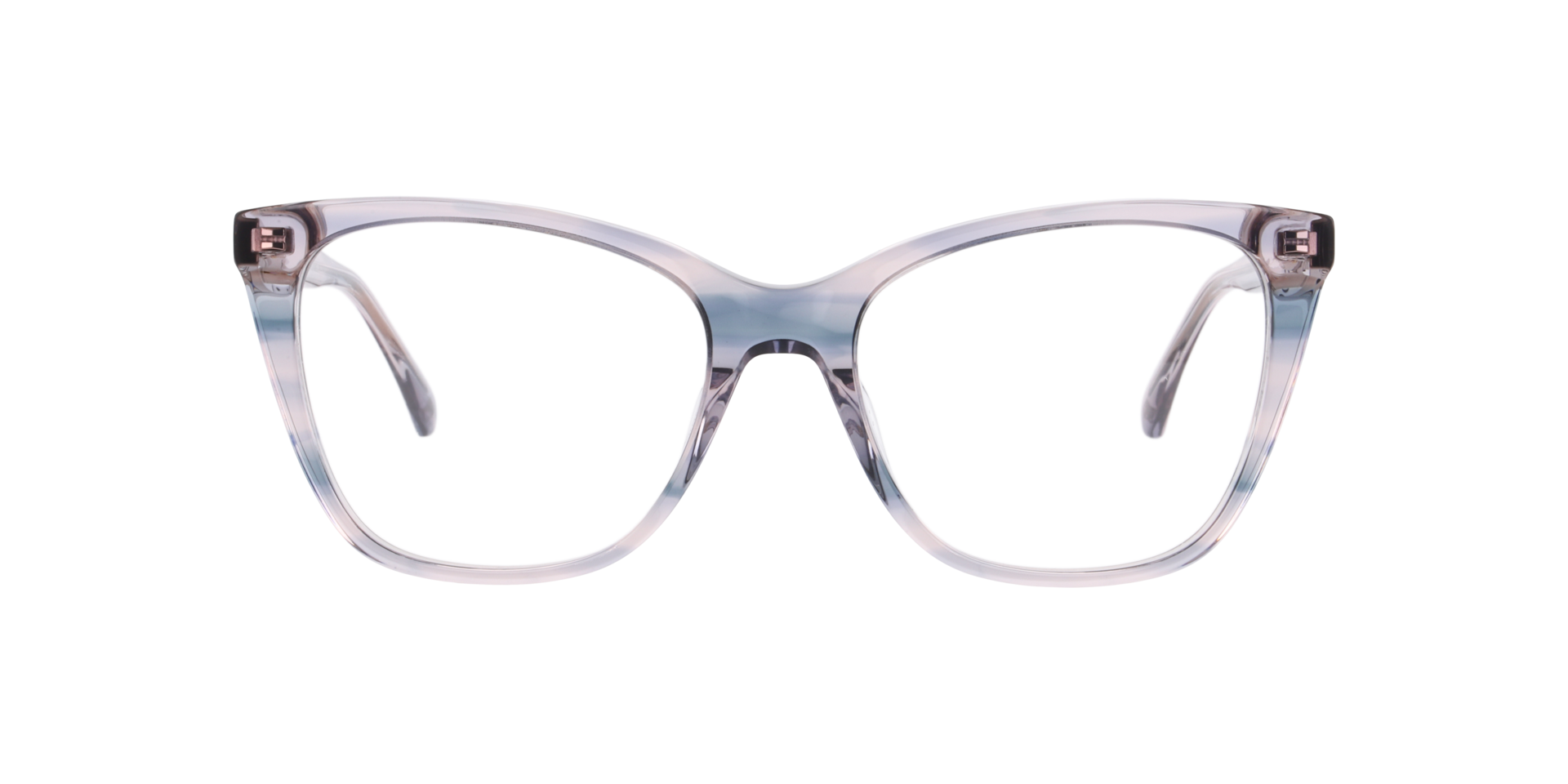 Clio/G Blue AcetateEyeglass Frames for Glasses Direct, Front View