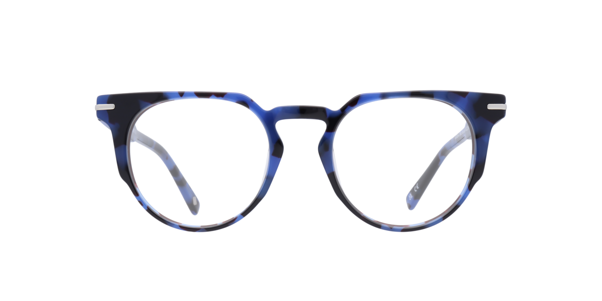 London Retro Unisex Blue Havana Phantos Acetate Eyeglasses Online - Full Rim - Goldhawk