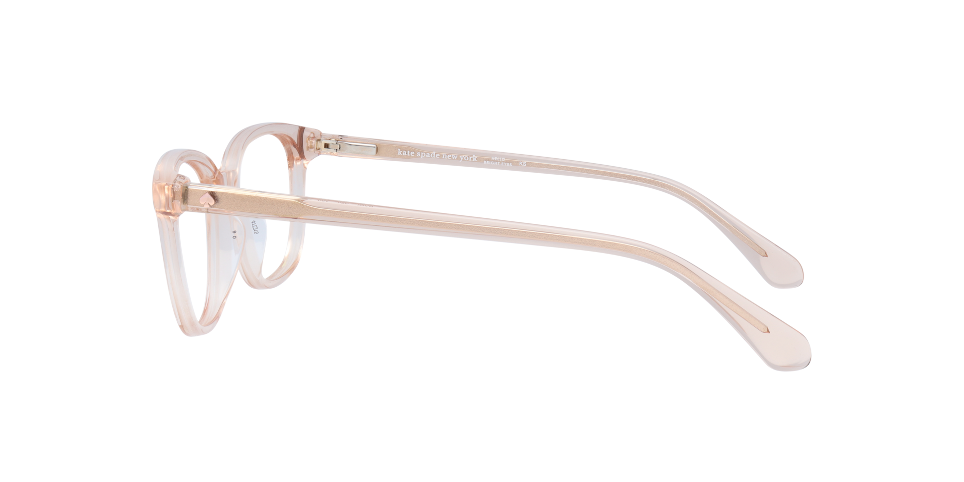 Bari K3 Pink AcetateEyeglass Frames for Glasses Direct, Side View