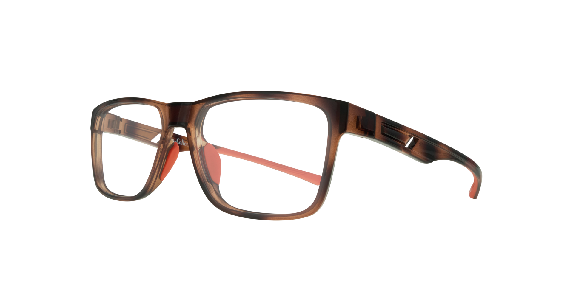 Kane Havana PlasticSunglass Frames for Glasses Direct, Angle View