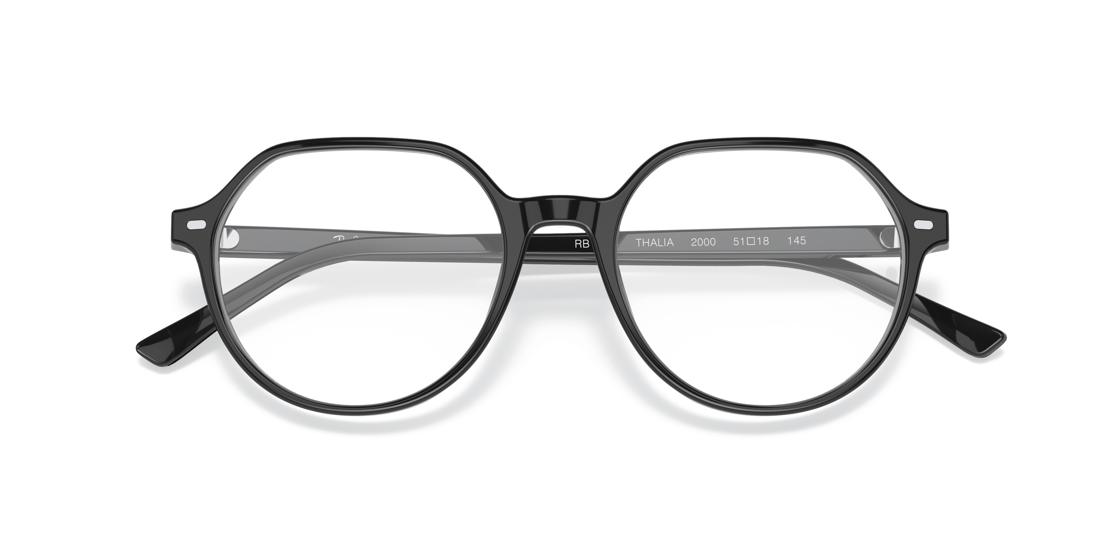 RB5395 Black AcetateEyeglass Frames for Glasses Direct, Closed View