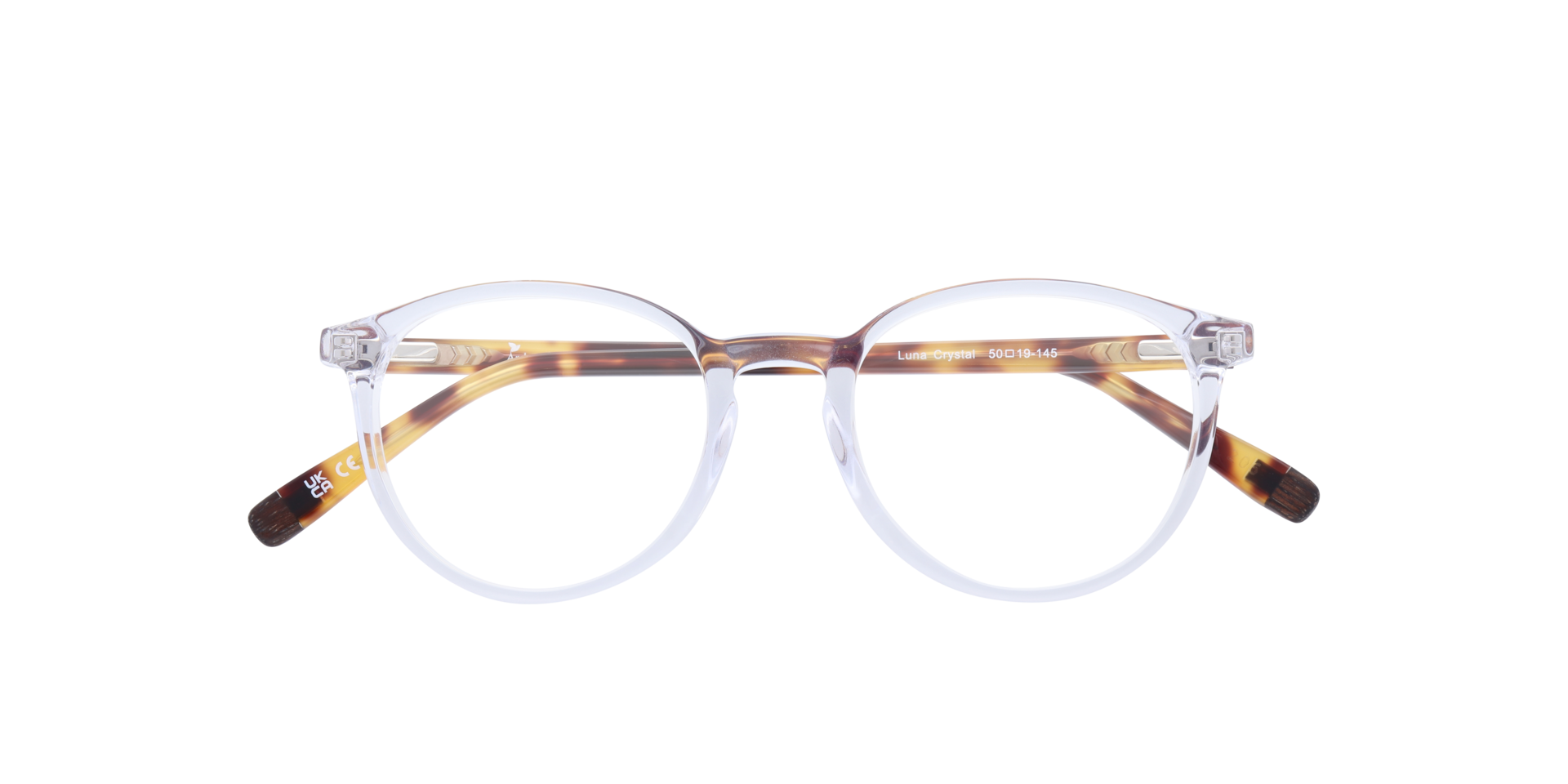 Luna1 Crystal AcetateEyeglass Frames for Glasses Direct, Closed View