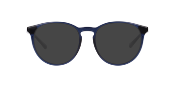 Transparent Dark Blue Nolan -  Acetate Sunglasses