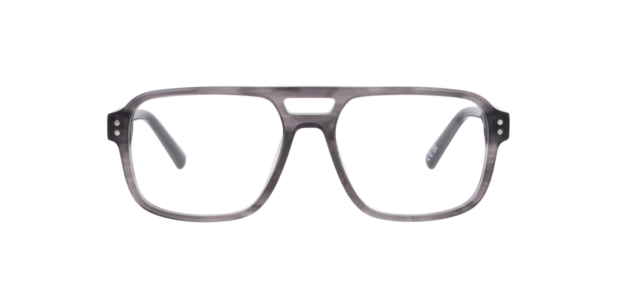 Scout Men's Horn Grey Pilot Acetate Eyeglasses Online - Full Rim - Michael