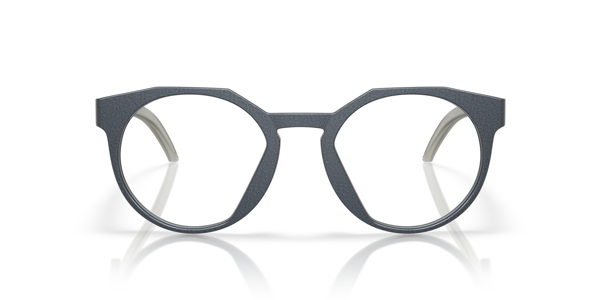 HSTN (Low Bridge Fit) Forge Collection Matte Blue Steel PlasticEyeglass Frames for Glasses Direct, Front View