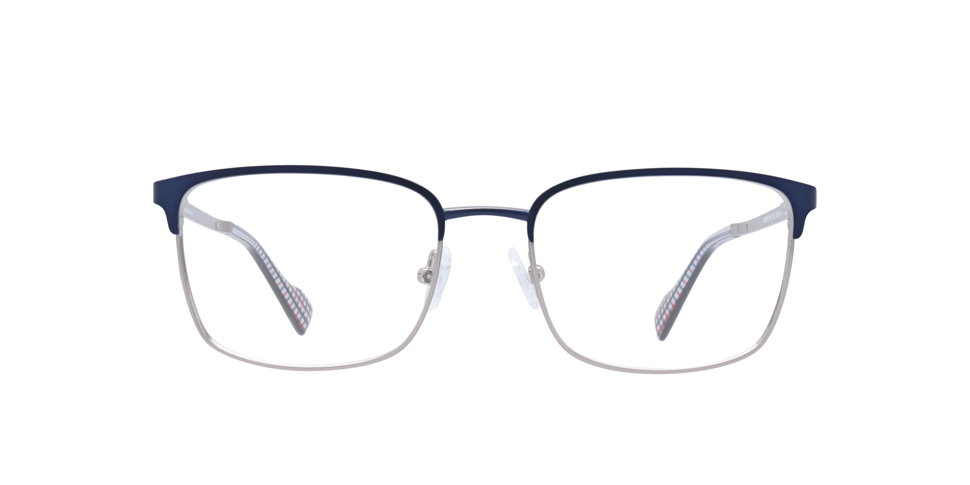 Norton BN Blue MetalSunglass Frames for Glasses Direct, Front View