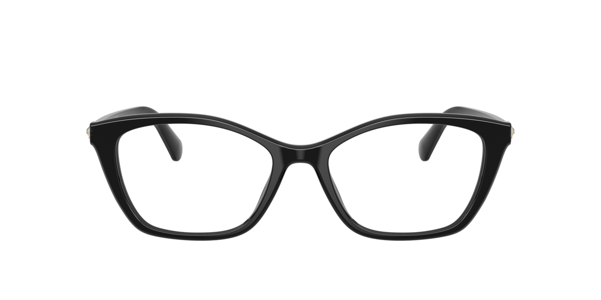 Swarovski Black Sk2065 1001 Woman Optical Frames Acetate Transparent Pillow Normal - Image 3