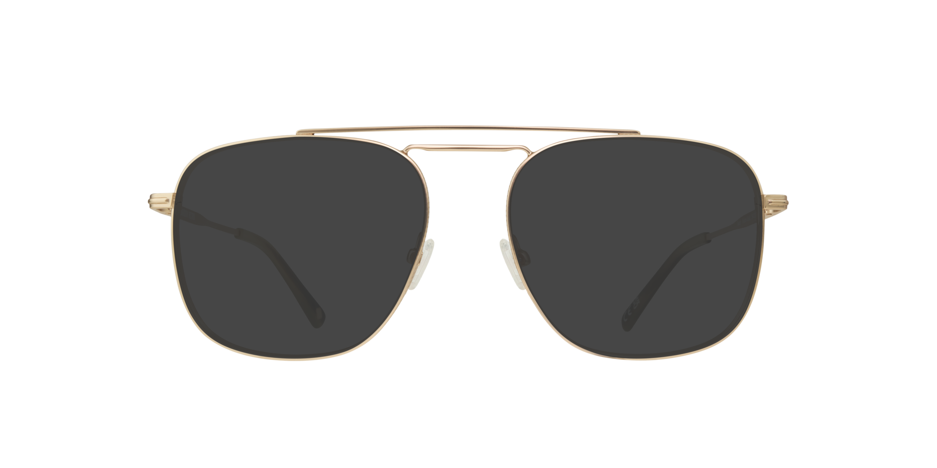Jacob Matte Gold MetalSunglass Frames for Glasses Direct, with Tinted Lenses