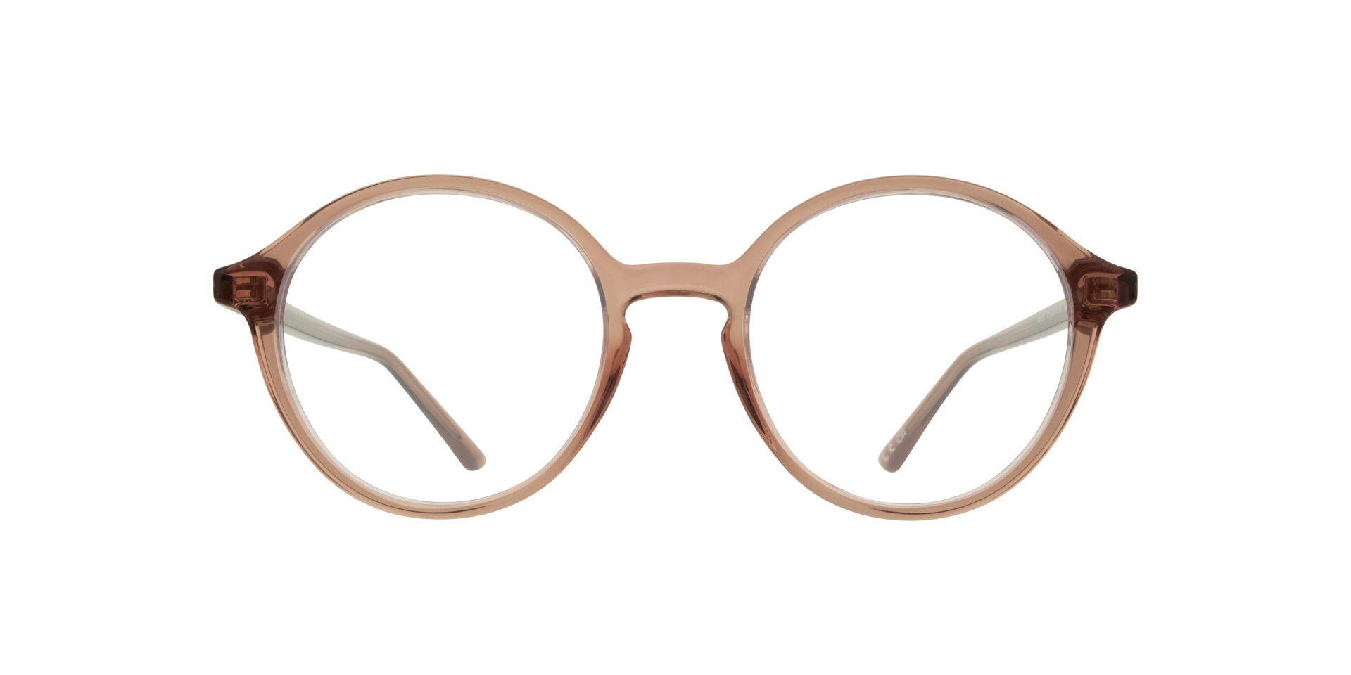 Kasia Crystal Pink PlasticEyeglass Frames for Glasses Direct, Front View