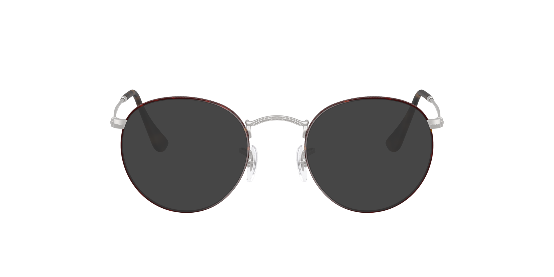 RB3447V Matte Havana On Matte Silver MetalEyeglass Frames for Glasses Direct, with Tinted Lenses