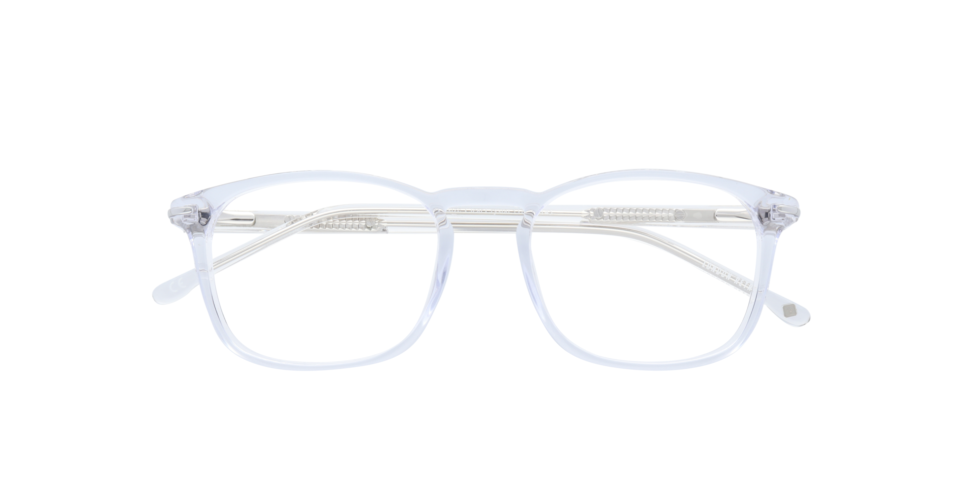 Belsize Clear Crystal AcetateEyeglass Frames for Glasses Direct, Closed View