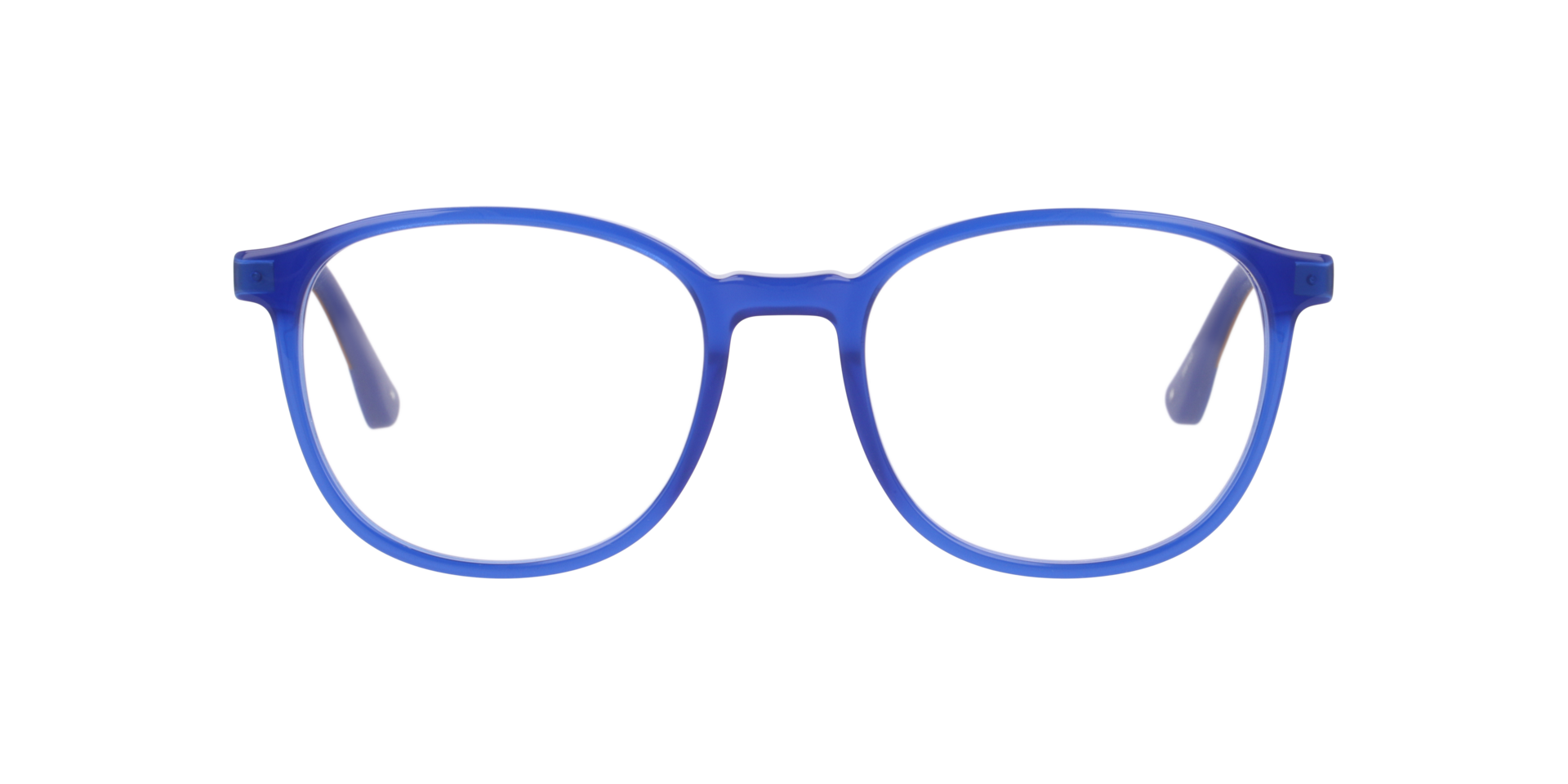 Nb4189 Blue Shiny AcetateEyeglass Frames for Glasses Direct, Front View