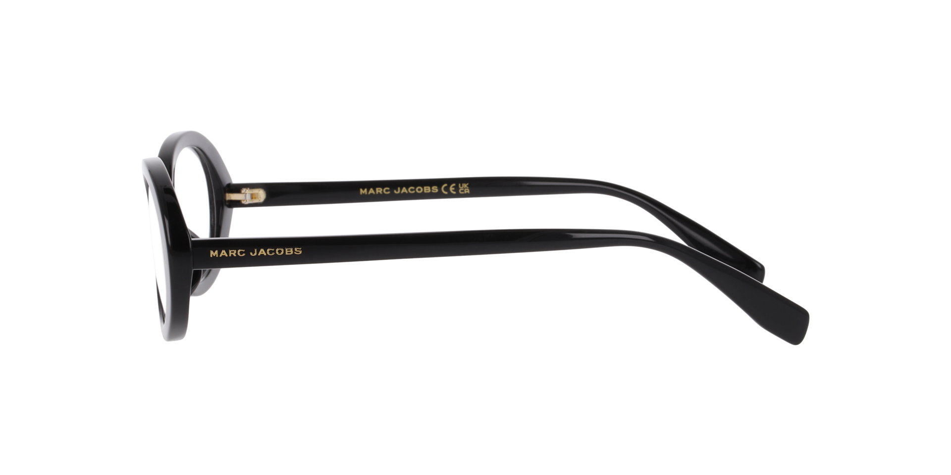MJ 1132/G Black AcetateEyeglass Frames for Glasses Direct, Side View