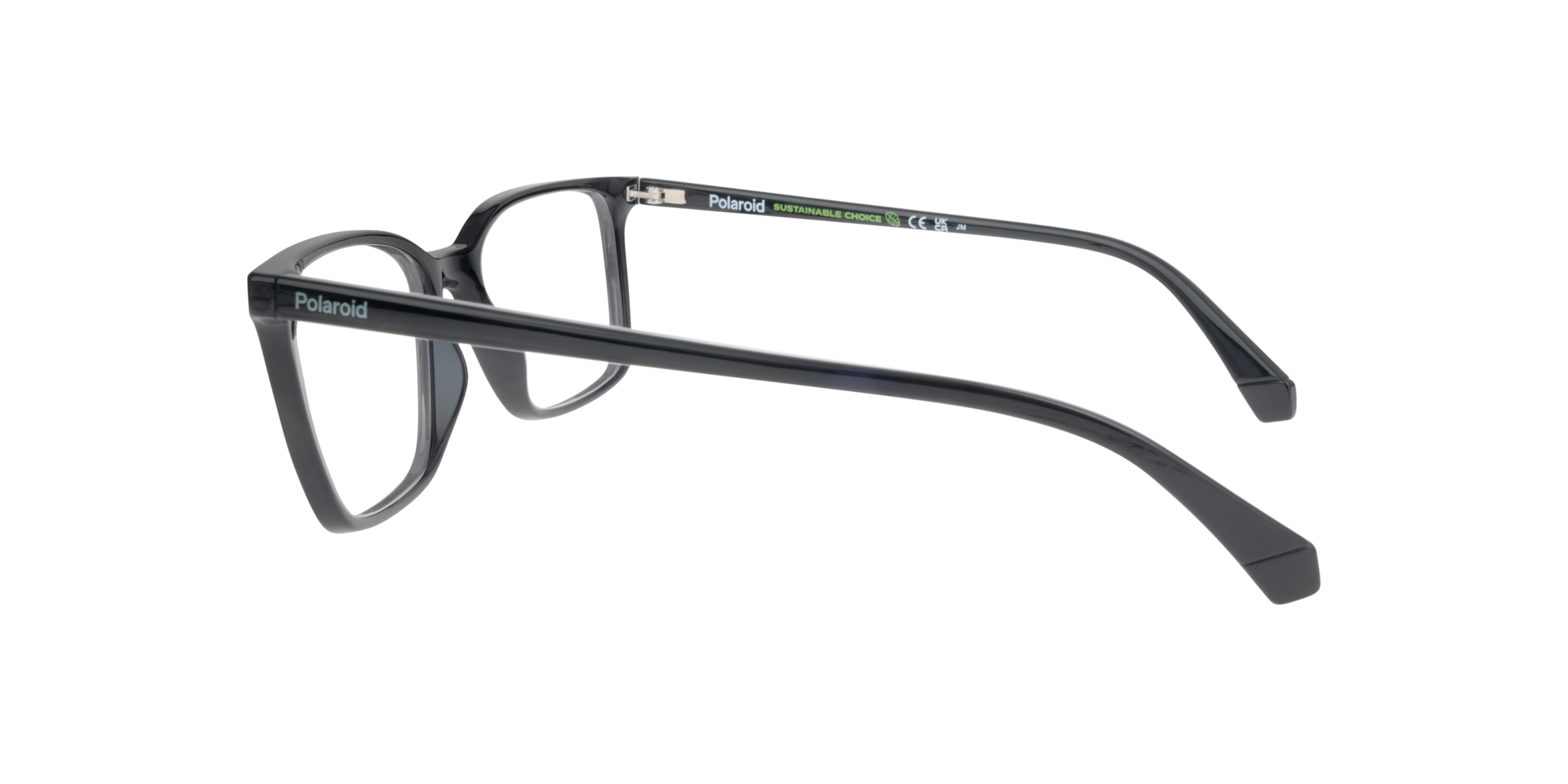 PLD D499 Black PlasticEyeglass Frames for Glasses Direct, Side View