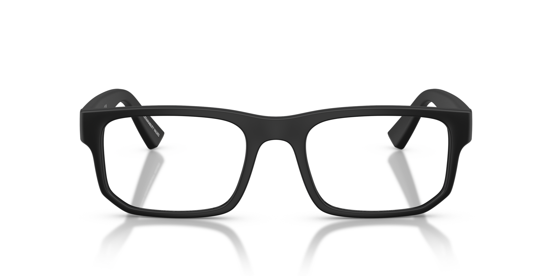 AX3135 Matte Black PlasticEyeglass Frames for Glasses Direct, Front View