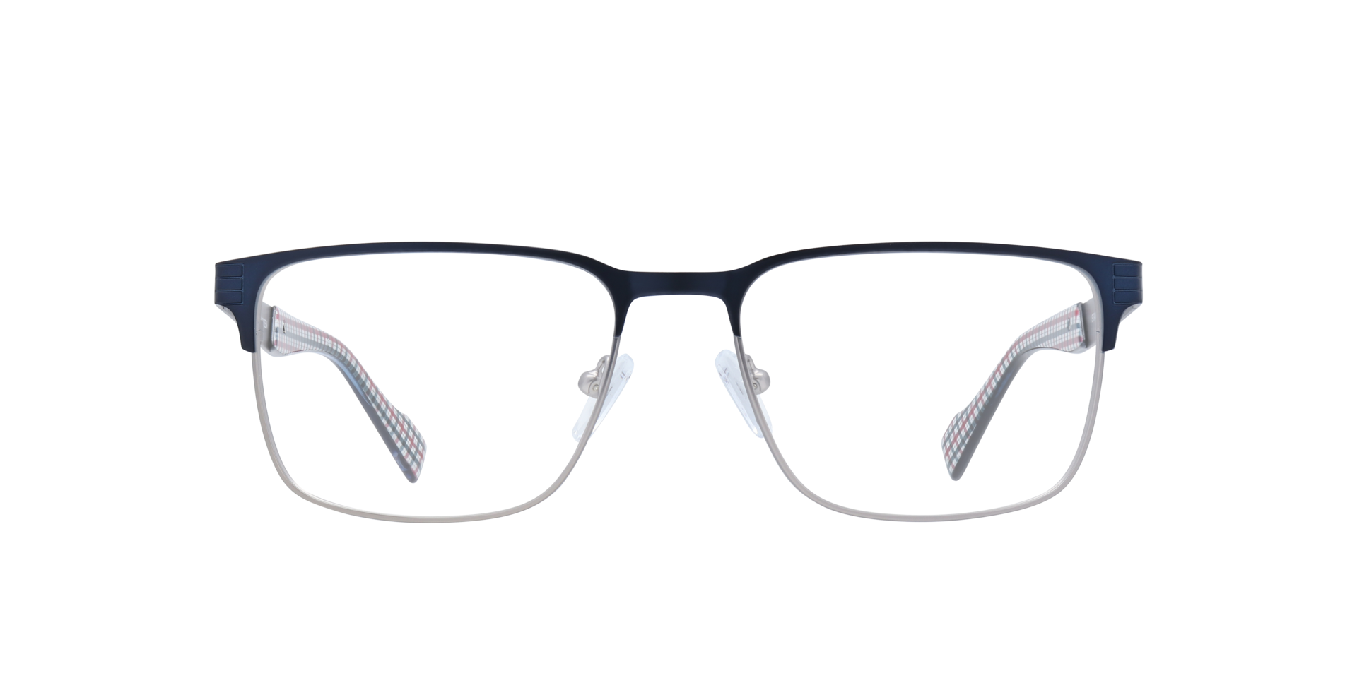 Stanley BN Blue PlasticEyeglass Frames for Glasses Direct, Front View