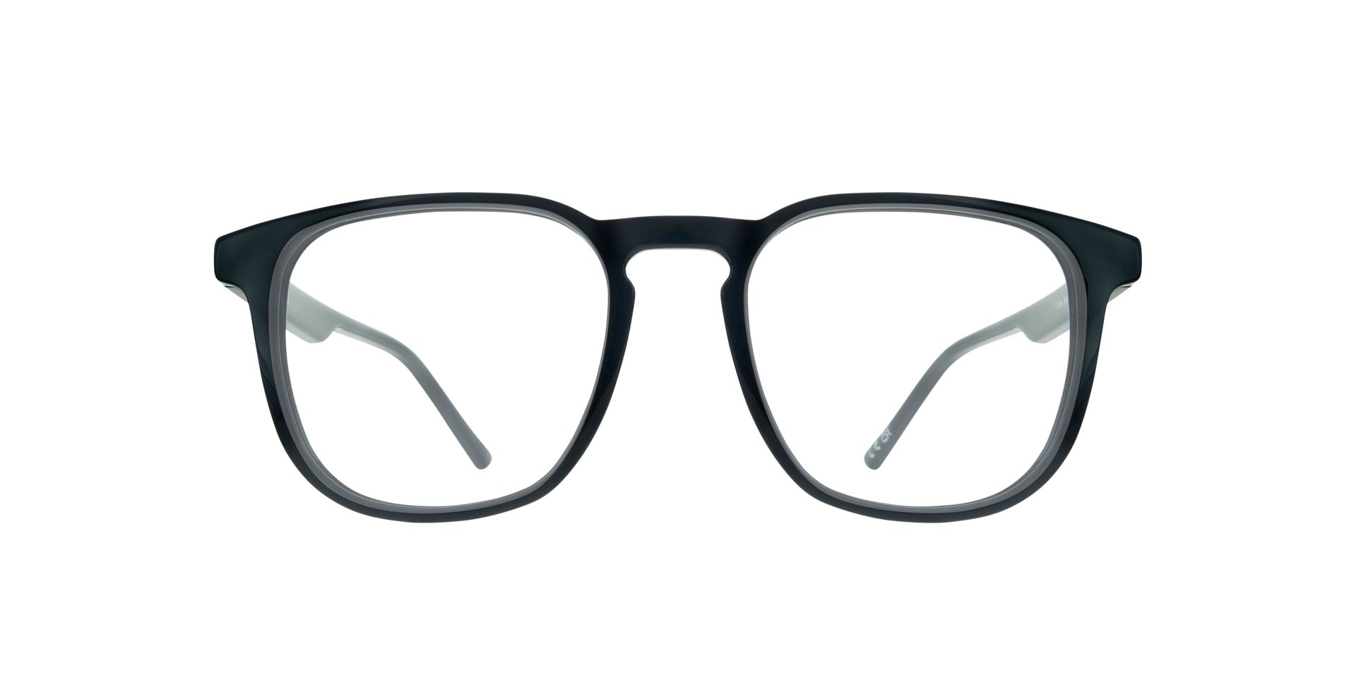 Louis Shiny Blue PlasticEyeglass Frames for Glasses Direct, Front View