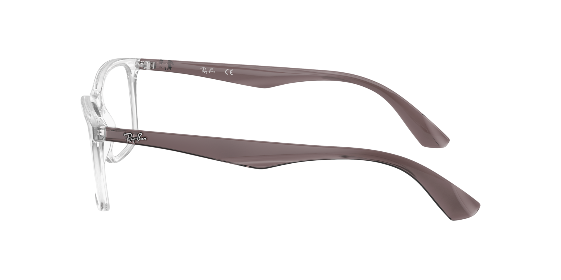 RB7047 Transparent PlasticEyeglass Frames for Glasses Direct, Side View