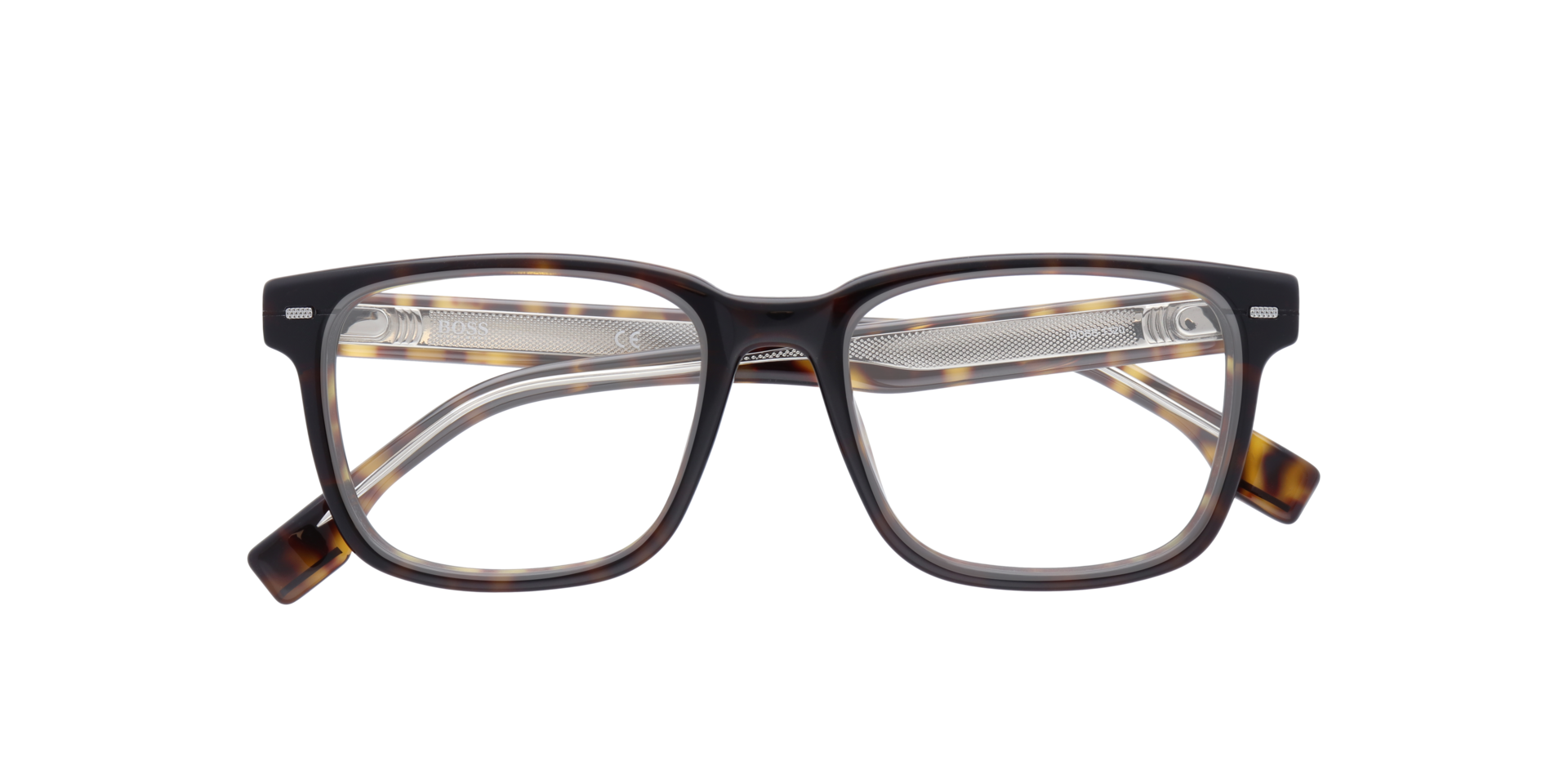 BOSS 1320 Tortoise AcetateEyeglass Frames for Glasses Direct, Closed View