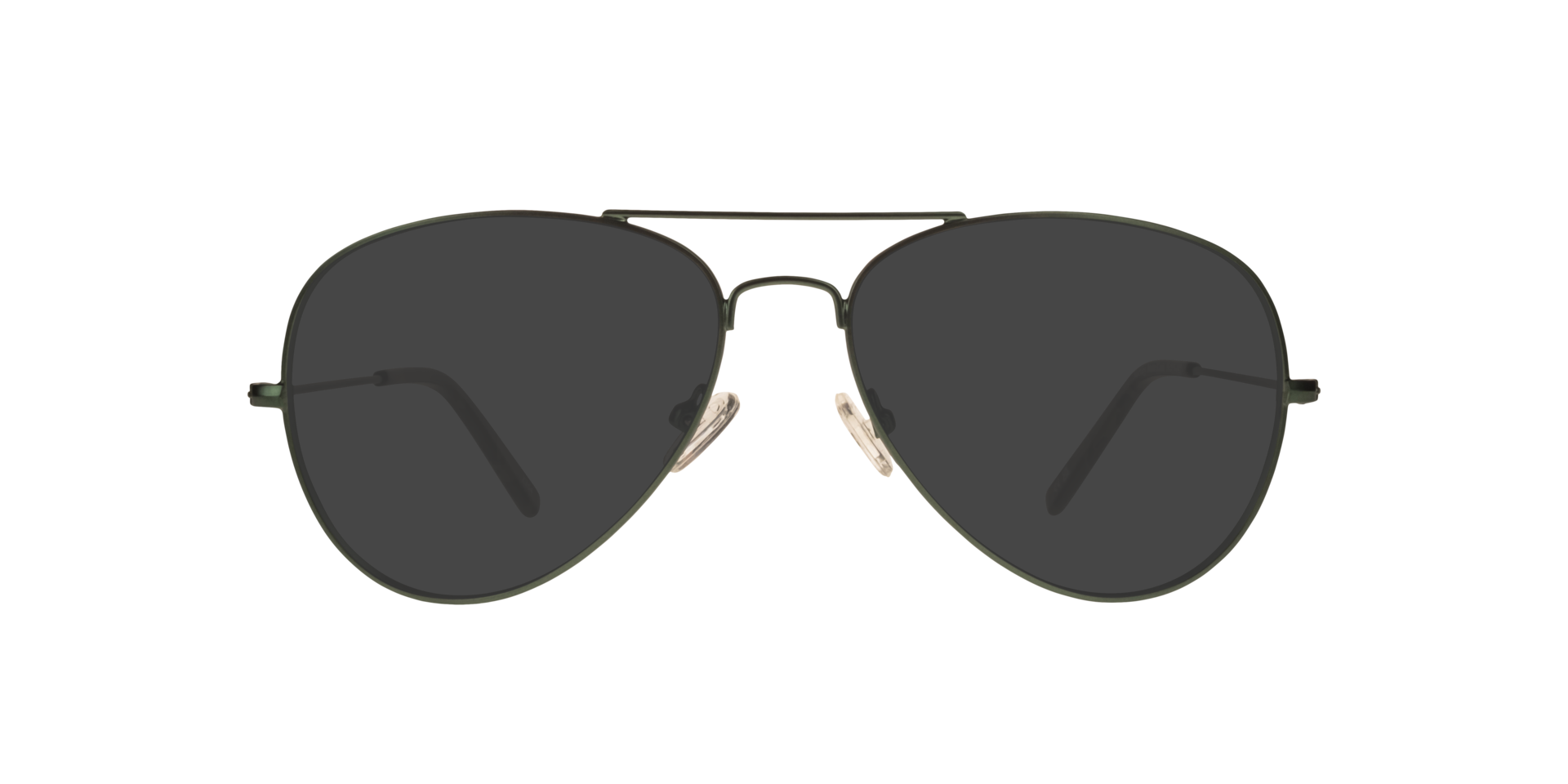 Hartley Matte Khaki MetalEyeglass Frames for Glasses Direct, with Tinted Lenses