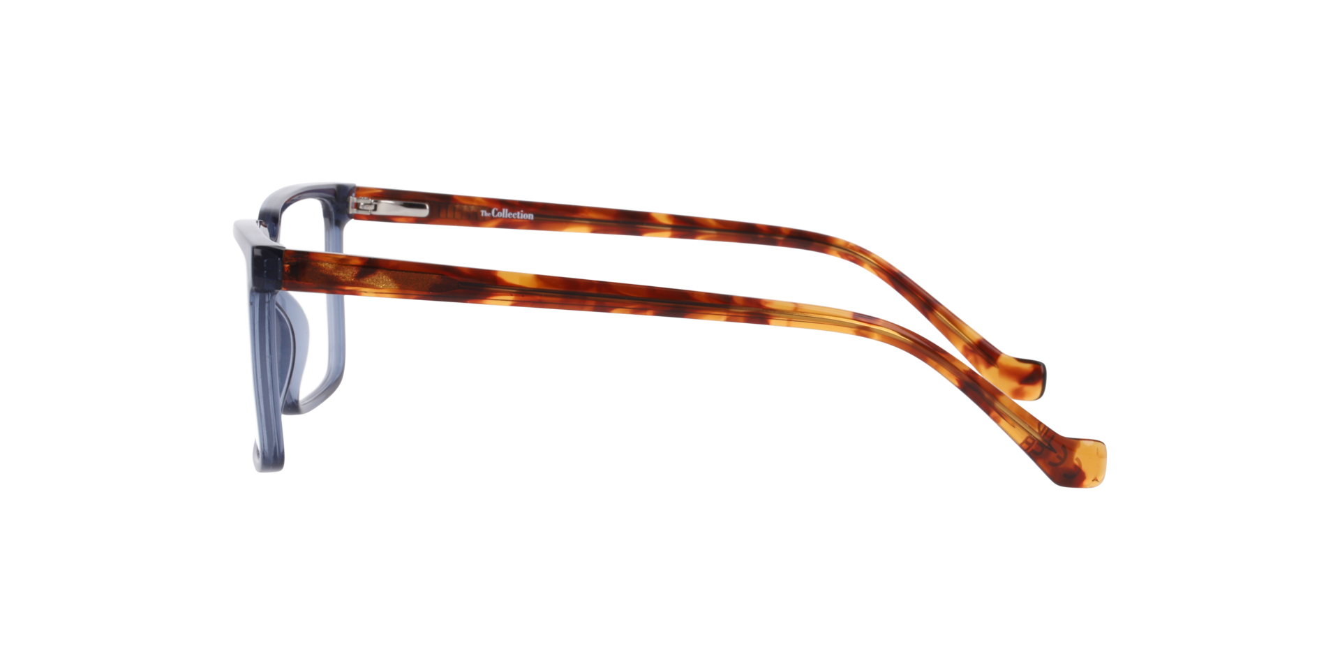 Murphy Crystal Dark Blue PlasticEyeglass Frames for Glasses Direct, Side View
