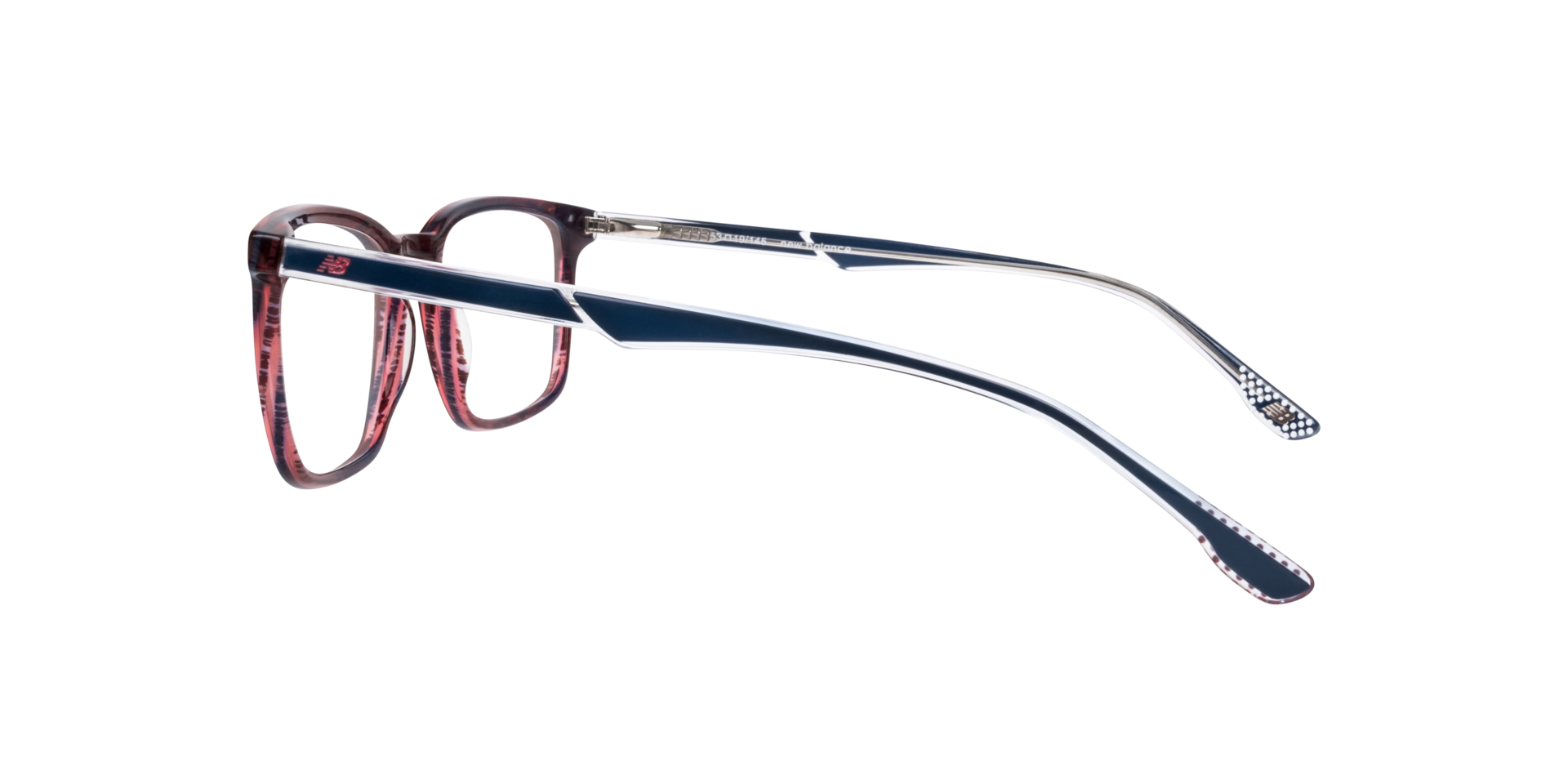 NB4163 Red AcetateEyeglass Frames for Glasses Direct, Side View