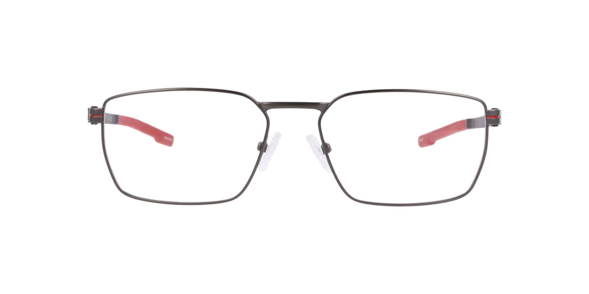 Cumade Gunmetal MetalEyeglass Frames for Glasses Direct, Front View